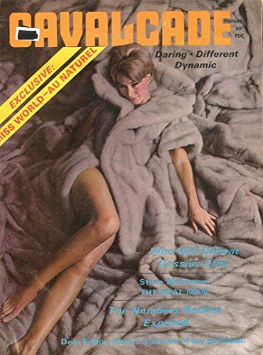 Cavalcade Vintage Magazine Gayle Robinson/ Steve McQueen February 1967