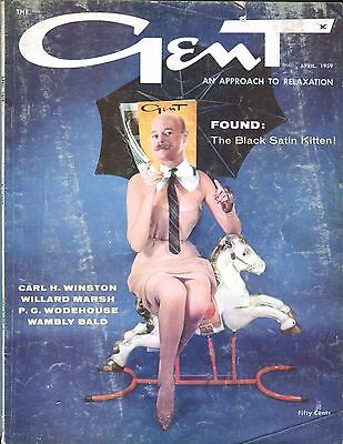 Gent Magazine Satin Kitten Sandra Marnelle April 1959 101913lm-epa