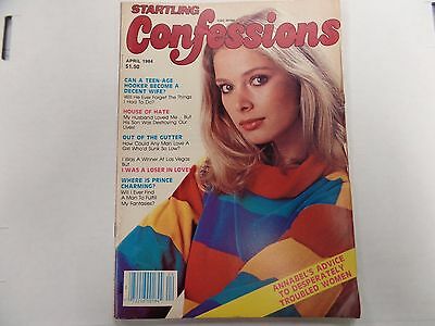 Startling Confessions Adult Magazine Loser In Love April 1984 vg 012616lm-ep3