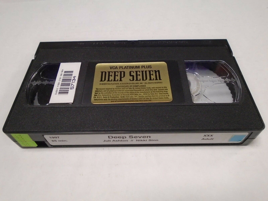 Deep Seven Juli Ashton Nikki Sinn 1997 85mins Adult VHS 020119AMP3
