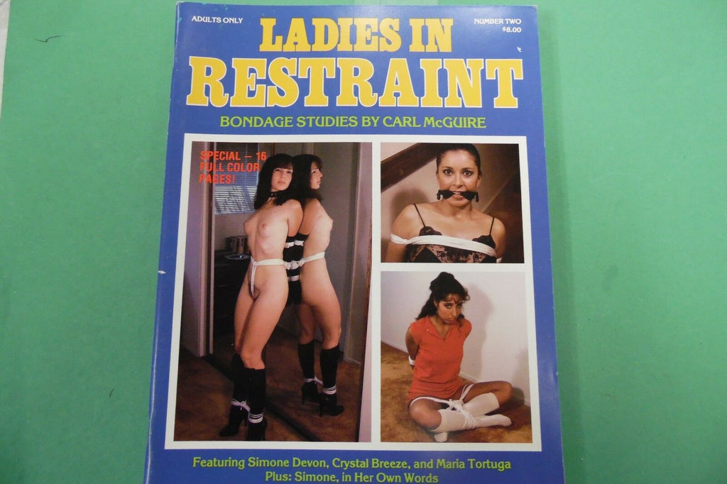 Ladies In Restraint Bondage Magazine Simone Devon #2 July 1986 102816lm-ep