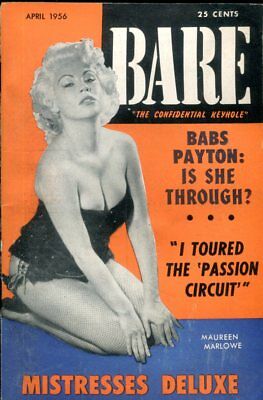 Bare Mini Digest Maureen Marlowe / Vickie Palmer April 1956 091118lm-ep
