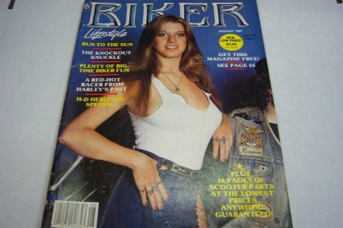 Biker Busty Adult Magazine "Plenty of Big-time Biker Fun" August 1987