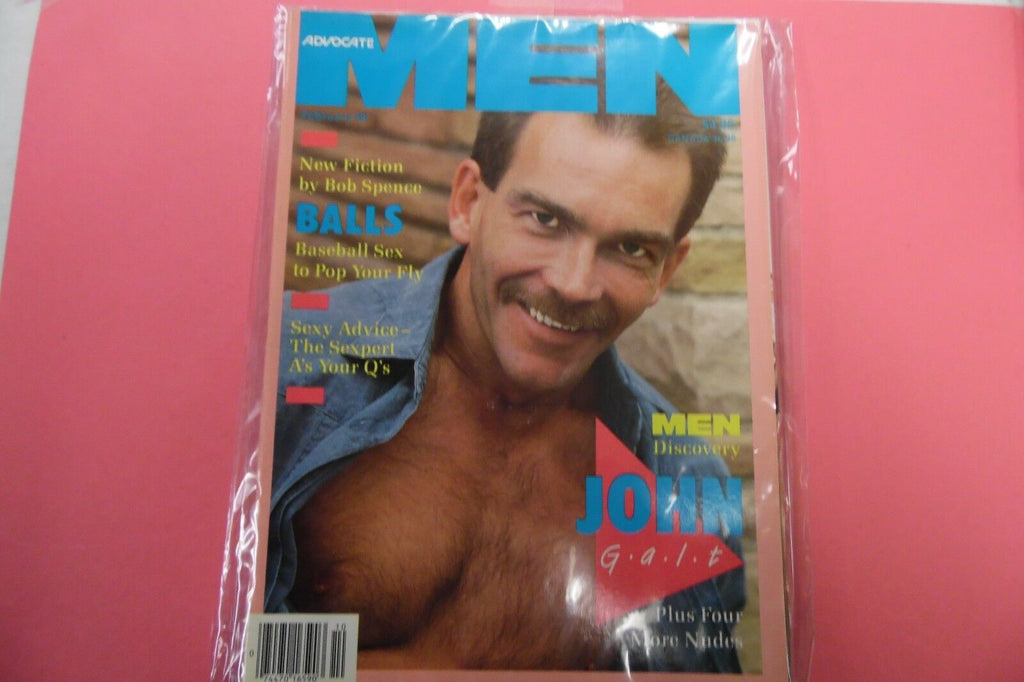 Advocate Men Gay Magazine John Galt February 1988 011217lm-ep
