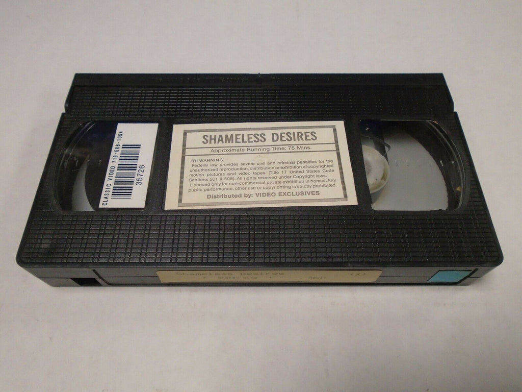 Shameless Desires Brandy Win 75mins Adult VHS 031319AMP