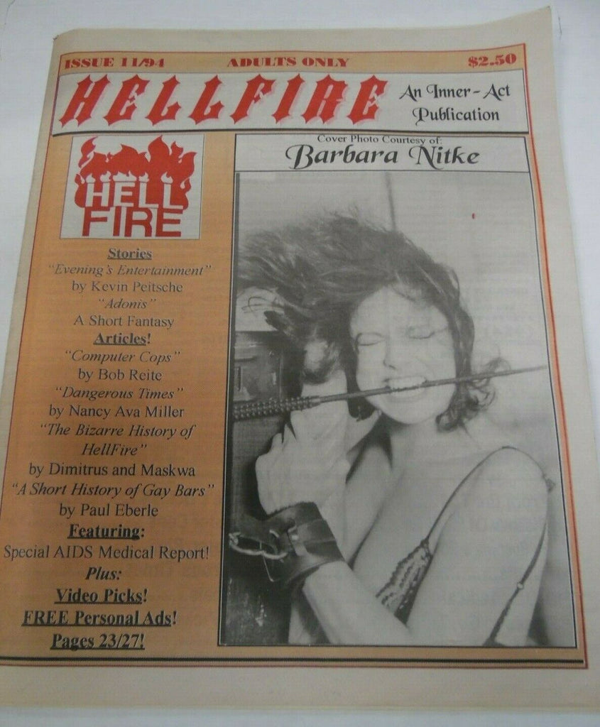 Hellfire Fetish Newspaper Barbara Nitke #11 1994 120719lm-ep