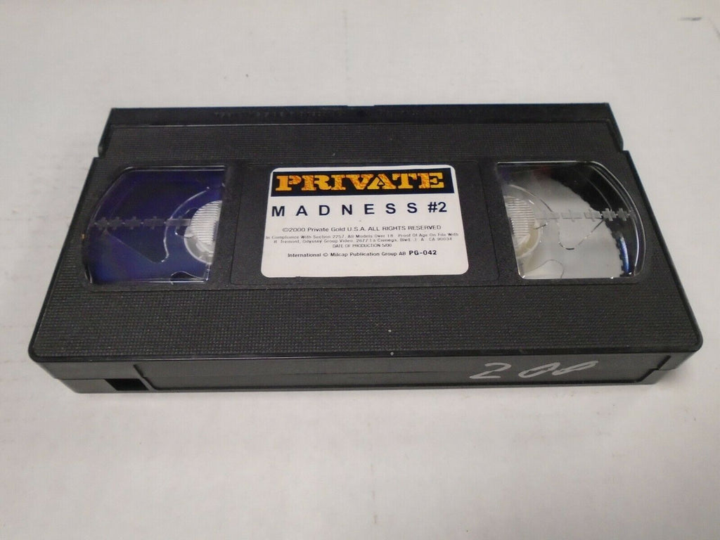 Madness #2 Private Gold Video 2000 Adult VHS 031919AMP2