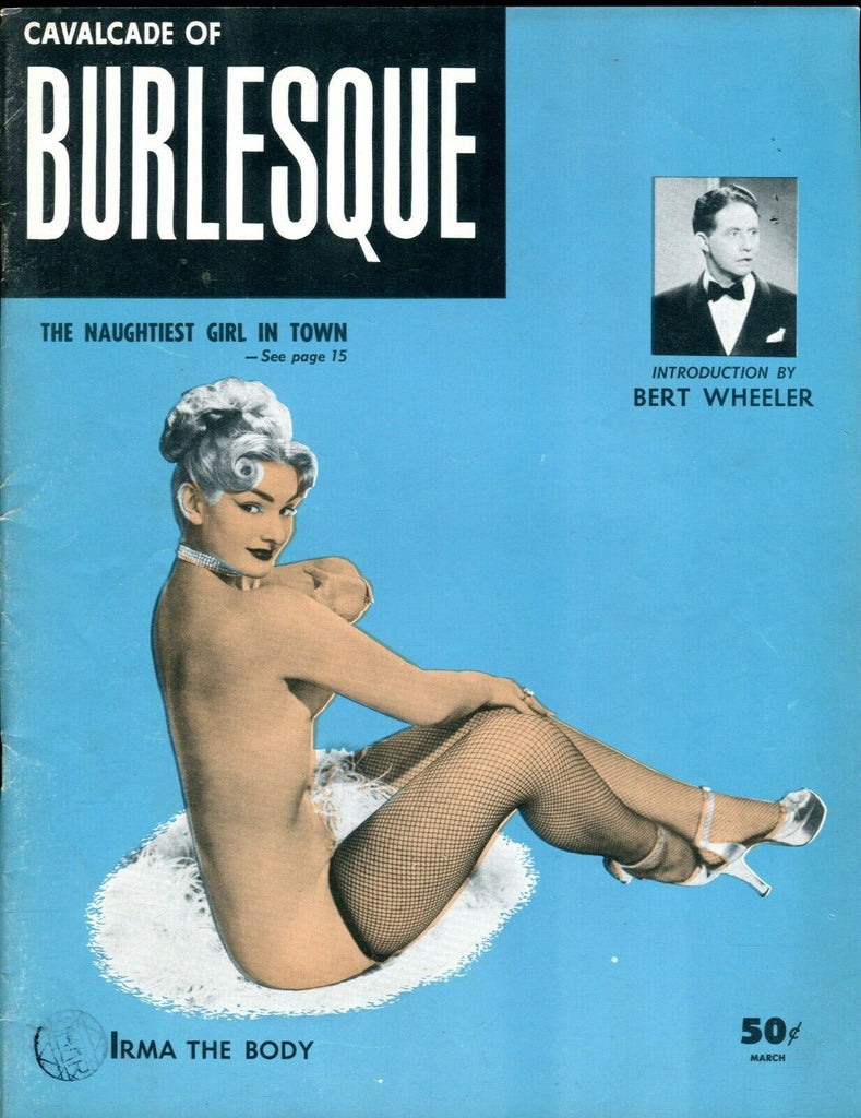 Cavalcade Of Burlesque Magazine Irma The Body March 1954 070519lm-ep2 - Used
