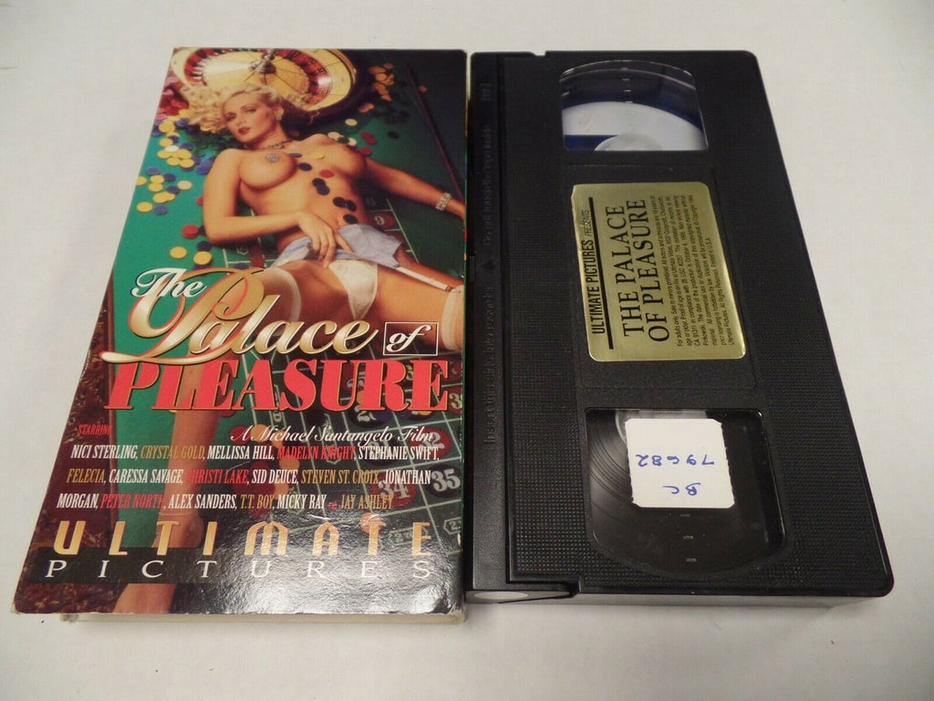 The Palace of Pleasure Nici Sterling Crystal Gold 1996 Adult VHS 052319AMP