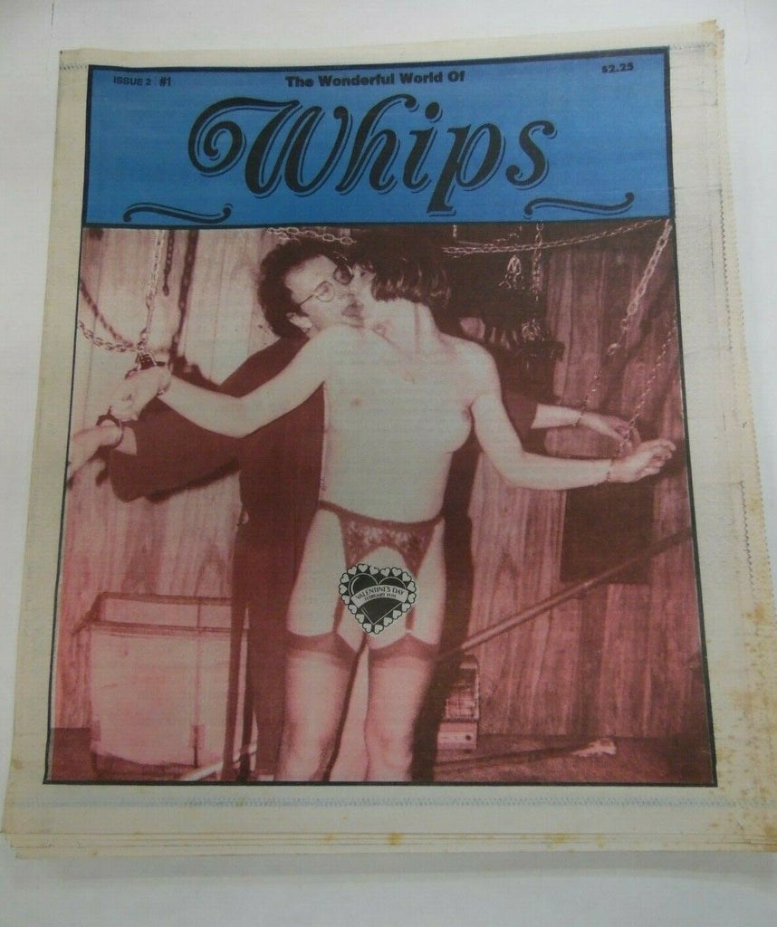 The Wonderful World Of Whips Fetish Newspaper vol.2 #1 1990's 120719lm-ep