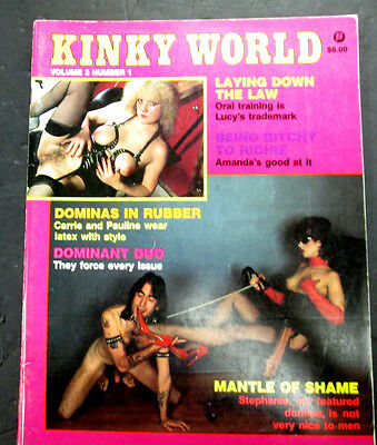 Kinky World Adult Magazine Dominas In Rubber Vol.3 #1 1983 071115lm-ep