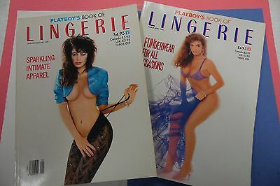 Lot Of 2 Playboy's Book Of Lingerie Magazine March & January 1989 062716lm-ep - New