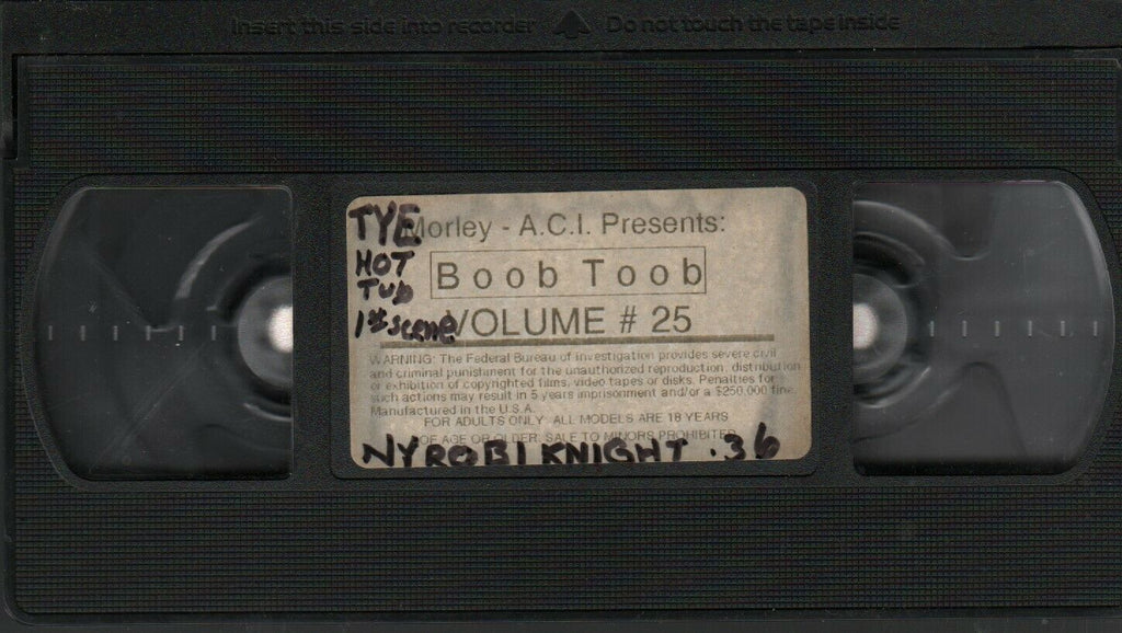 Boob Toob Vol #25 Nyrobi Knight Adult VHS 021720AMP2