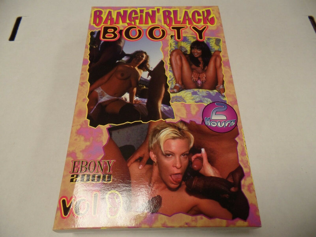 Bangin Black Booty Vol 9 2 hours Adult VHS 052719AMP2