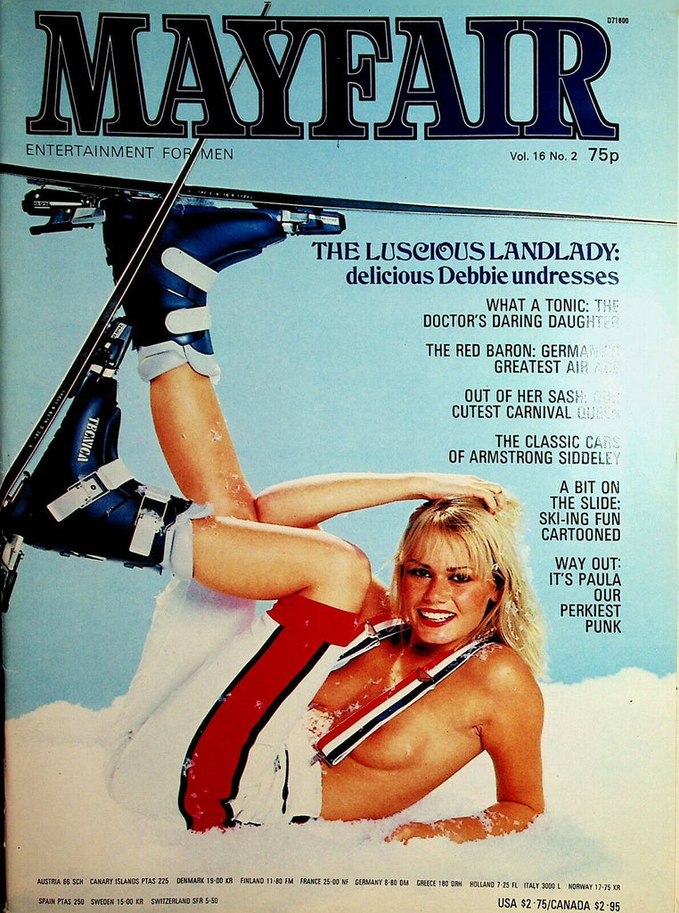 Mayfair Magazine Delicious Debbie Undresses vol.16 #2 1980's 022621lm-ep