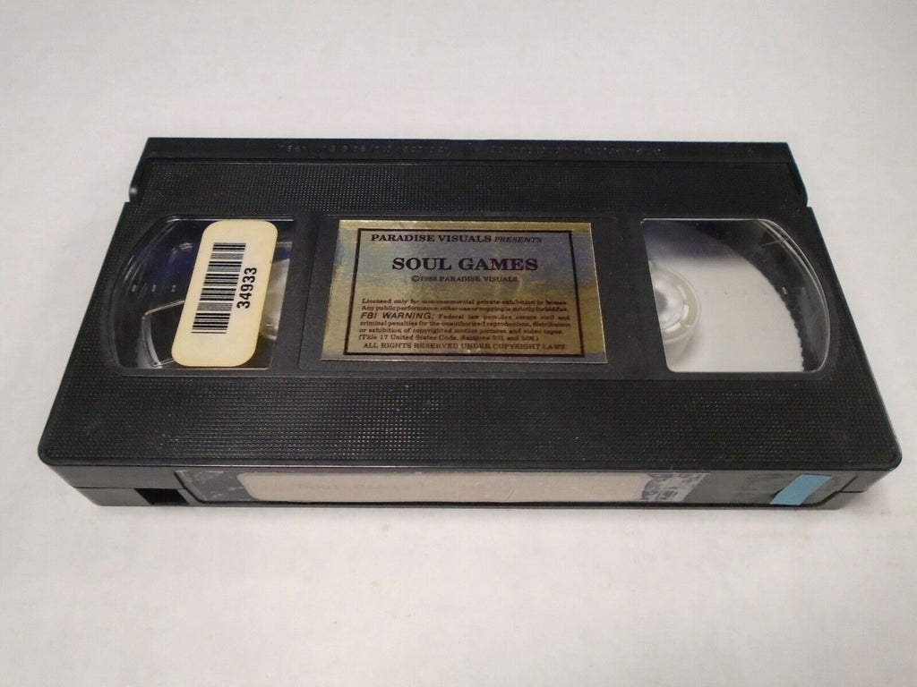 Soul Games 1988 Paradise Visuals Adult VHS 042219AMP2