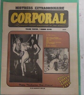Corporal Fetish Newspaper Mistress Extraordinaire vol.13 #11 1990 051113lm-epa