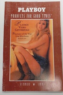 Playboy Adult Catalog Products For Good Times Summer 1991 ex 122815lm-ep - Used