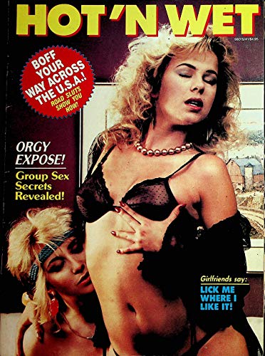 Hot 'N Wet Adult Magazine Monique / Charlotte #1 1990