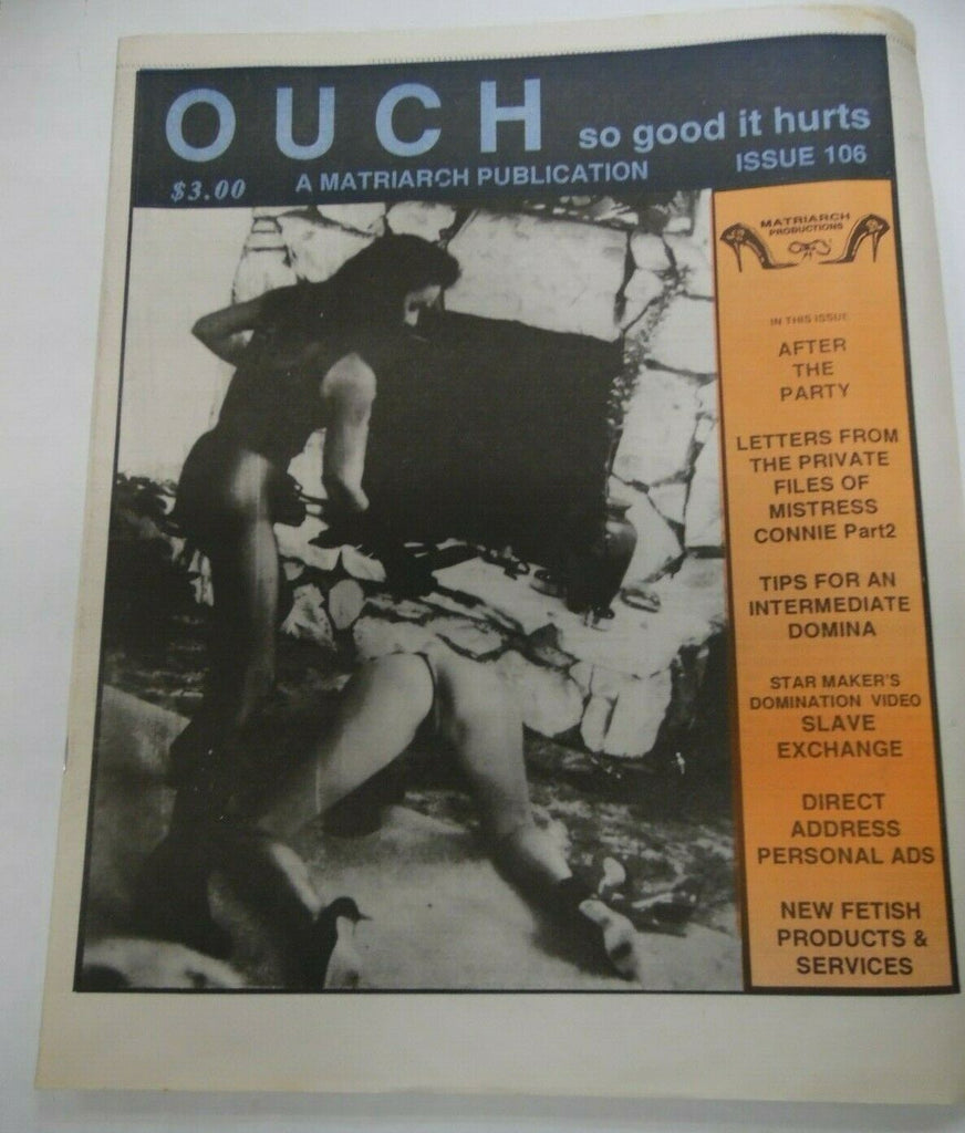 Ouch Fetish Newspaper Tips For The Intermediate Domina #106 1995 120719lm-ep