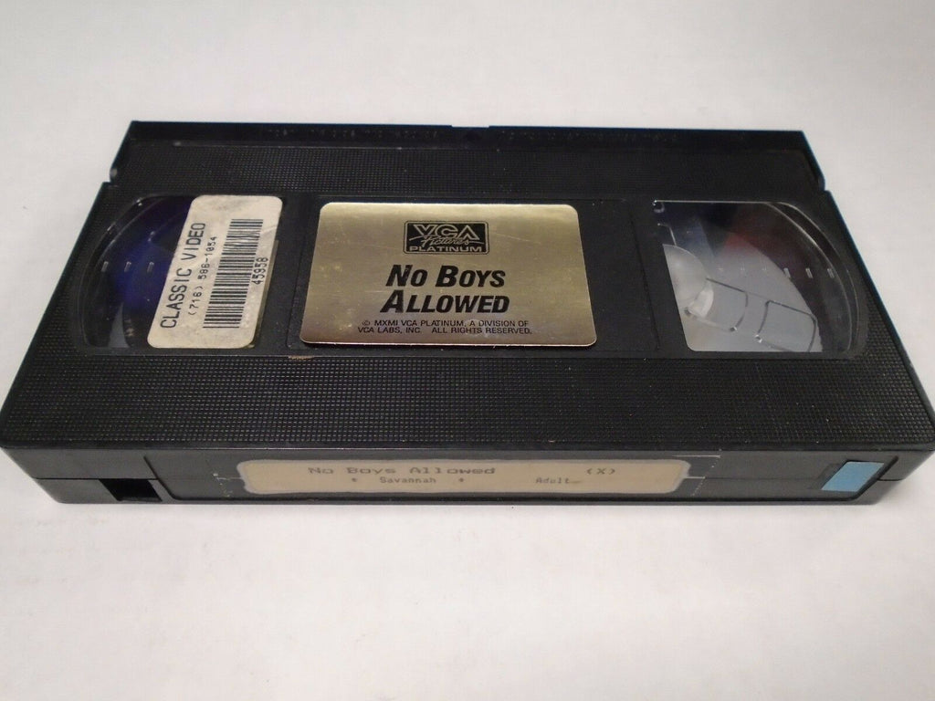 No Boys Allowed Savannah Adult VHS 010819AMP2