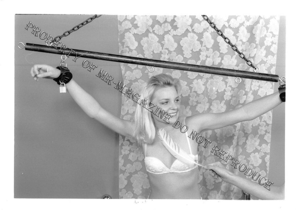 Adult Vintage 1990s Photo 5x7 Bondage Sexy Lesbian Bound & Tickled Fetish 200FM