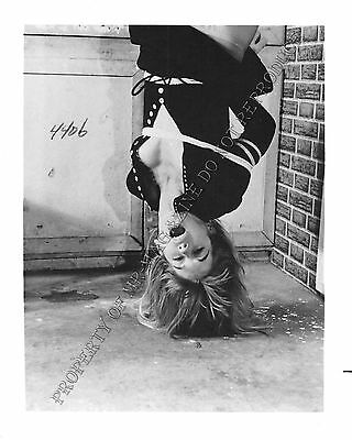 Vintage Adult B&W Photo 4x5 Bondage Beautiful Blonde Suspended by Feet 37MD