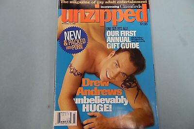 Unzipped Gay Magazine Drew Andrews November 1997 060716lm-ep