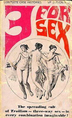 3 For Sex Adult Novel by Anthony Crowell 1967 1st Printing 032118lm-ep