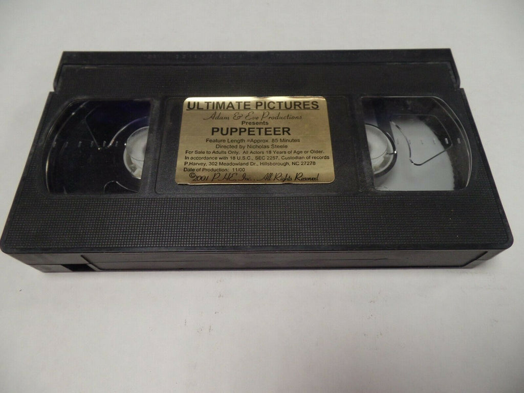 Puppeteer Adam & Even Productions 2000 85mins Adult VHS 051519AMP2