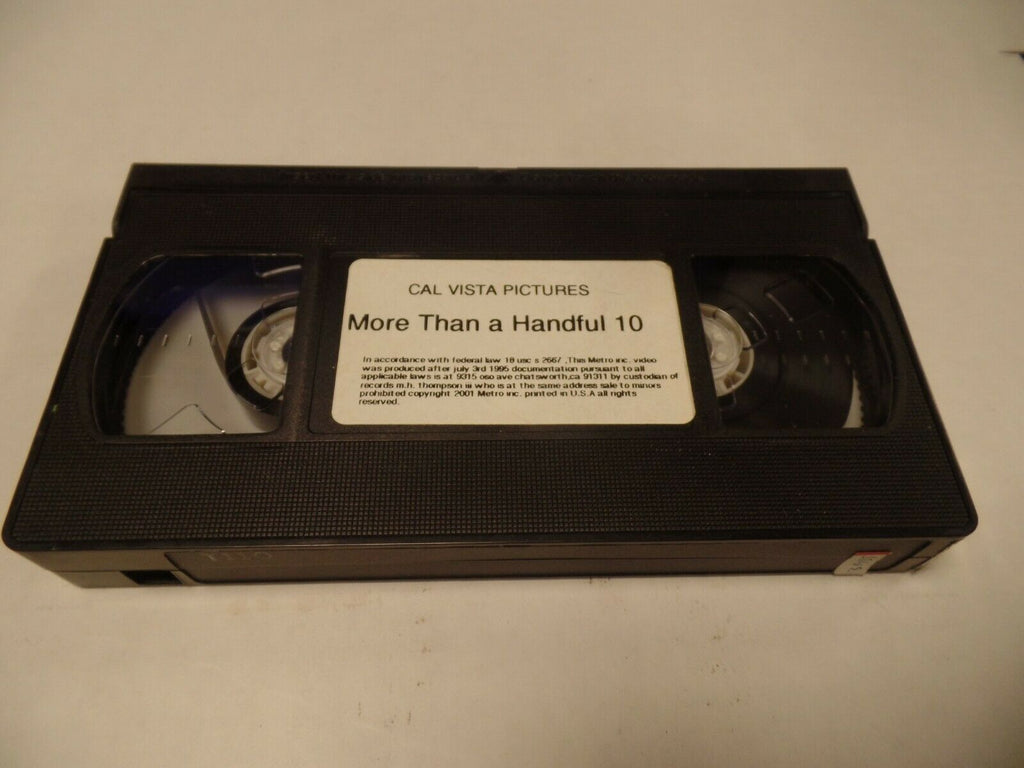 More Than a Handful 10 Cal Vista Pictures Adult VHS 051619AMP2