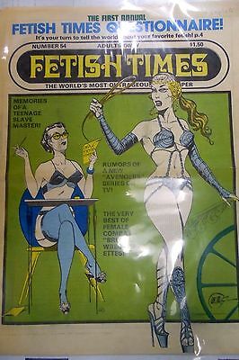 Fetish Times Adult Newspaper Slave Master #54 1978 030417mag lm-ep