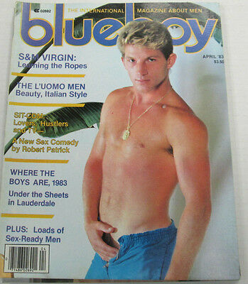 Blueboy Gay Adult Magazine Jean Claude April 1983 vg 101814lm-ep