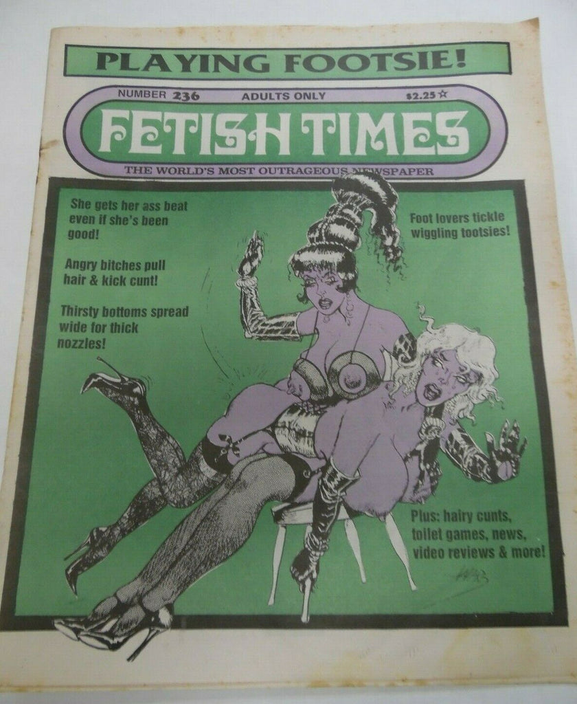 Fetish Times Newspaper Playing Footsie! #236 1993 121219lm-ep