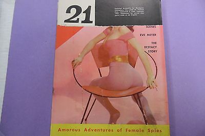 21 Magazine Eve Meyer 1957 Readers Copy 080916lm-ep - Used