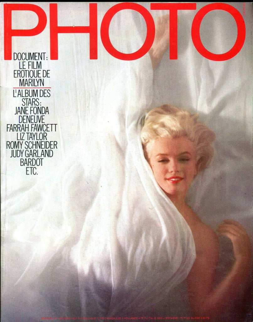 Photo Photo French Magazine Marilyn Monroe/Jane Fonda/Liz Taylor 1981 100119lm-ep - New