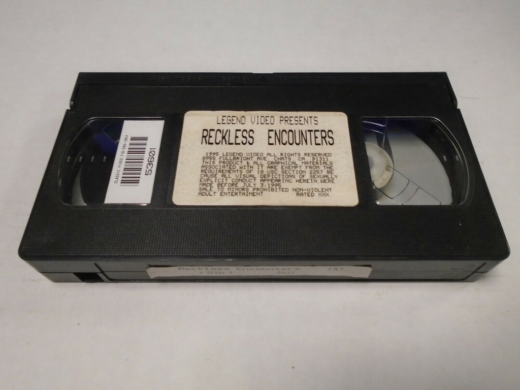 Reckless Encounters Missy Legend Video 1995 Adult VHS 032719AMP2