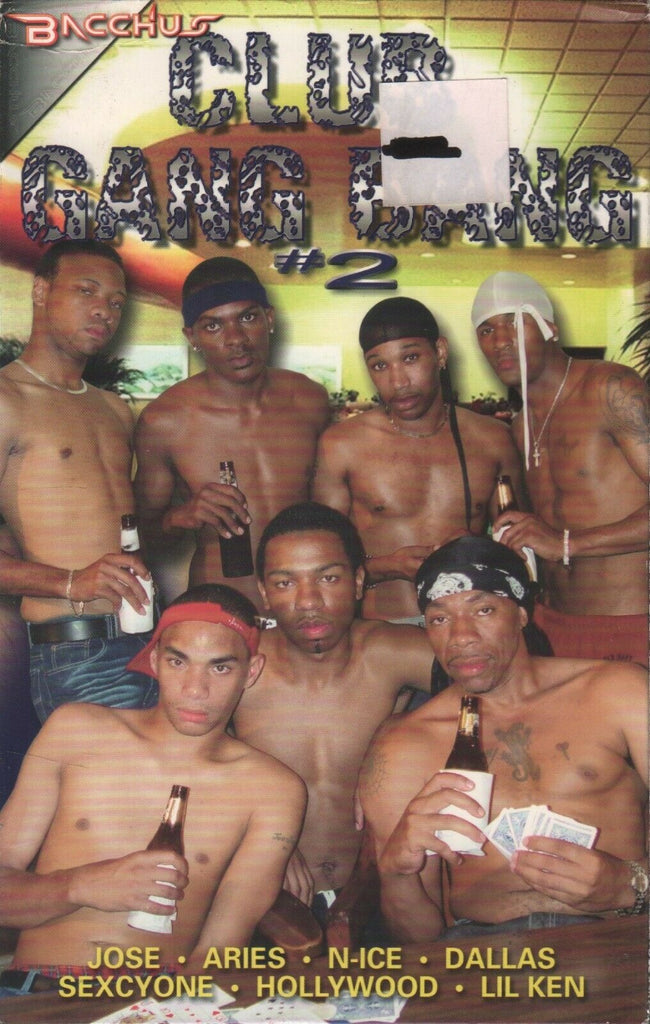 Club Gang Bang #2 Jose Aries Hollywood Gay Male Adult VHS 102119AMP2