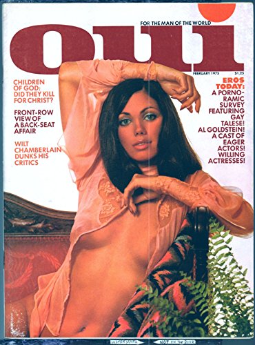 Oui Busty Adult Magazine "Front-row View of a Back-seat Affair" February 1975