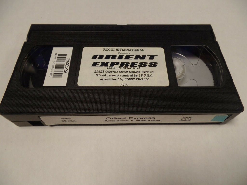 Orient Express ANite Blond Monica Kiss 1997 90mins Adult VHS 030719AMP3
