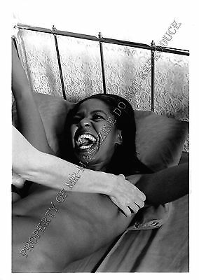 Adult 1990s B&W Photo 5x7 Bondage Lesbian Ashley Renee Tickling Tied Woman 139LR