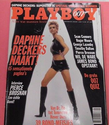 Playboy Dutch Magazine OO7 Sean Connery/Roger Moore January 1998 053013lm-epa