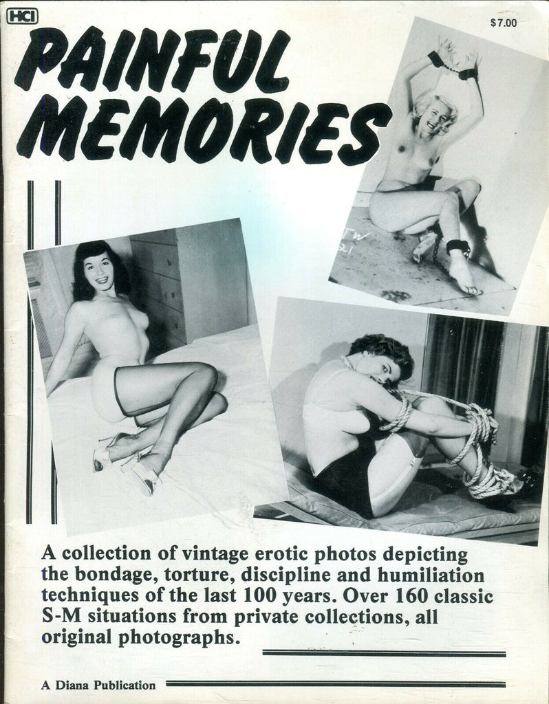 Diana Publication Painful Memories Bondage Magazine Bettie Page #1 010820lm-ep - Used