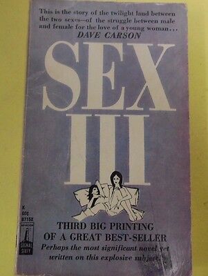 Sex III Adult Novel by Dave Carson 1964 Beacon Book 071113lm-epa2