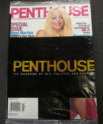 Penthouse Adult Magazine Martina January 2005 new/sealed 032215lm-ep