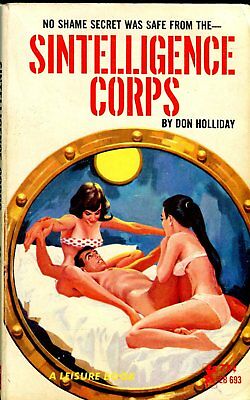 Sintelligence Corps Adult Novel by Don Holiday 1965 030618lm-ep