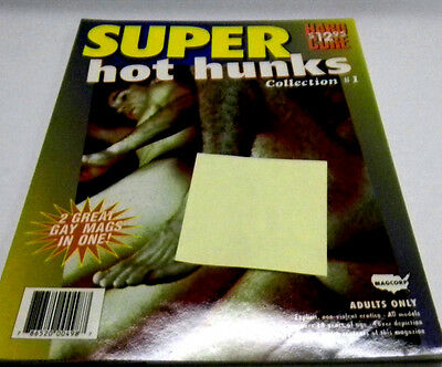 Super Hot Hunks Gay Adult Magazine #1 1994 nm 100313lm-ep