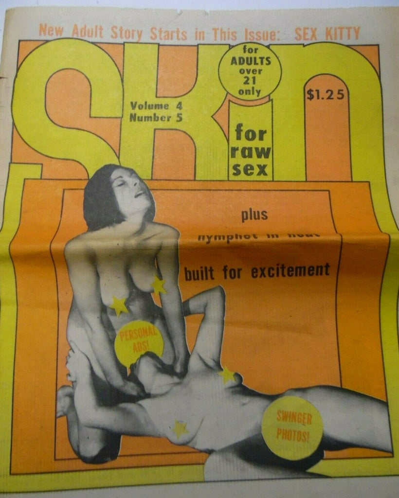 Skin Newspaper For Raw Sex vol.4 #5 1975 040719lm-ep
