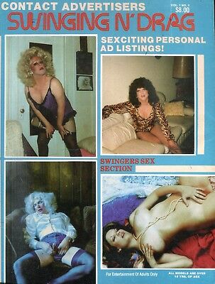Swinging N' Drag Transvestite Contact Magazine vol.1 #3 1988 042618lm-ep