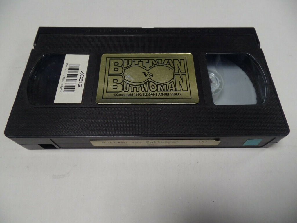 Buttman vs Buttwoman 1992 Elegant Angel Adult VHS 030119AMP3